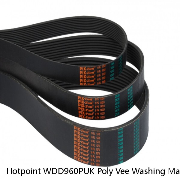 Hotpoint WDD960PUK Poly Vee Washing Machine Drive Belt FREE DELIVERY #1 image